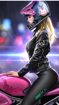 Dominant biker girl