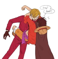 Luffy y Sanji
