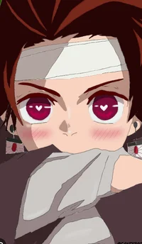 Tanjiro enamorado 
