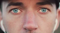 Guy with blue eyes