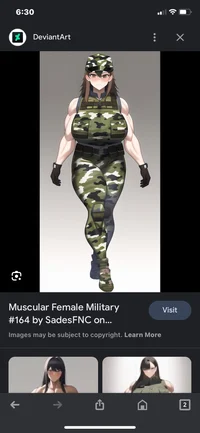 Thicc military girl