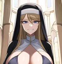 Giantess Nun