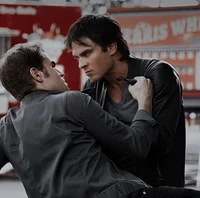 Stefan and Damon