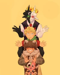 Beach trio sleepover