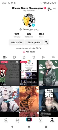 My Tick tock account