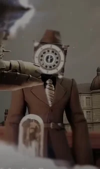 Large clockman