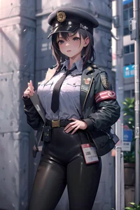 Giantess Cop