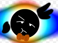 Black-hole with face