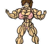 Unknown muscle girl