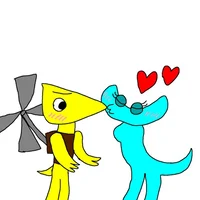 Cyan and yellow 