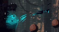 Cyan lizard Uber