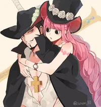 Mihawk and Perona 