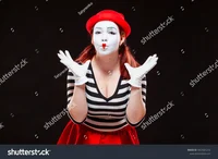 Female mime 