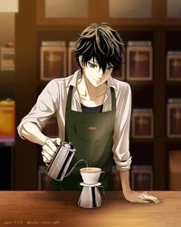 Cafe worker Ateo 