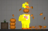 pumpkin eating chica