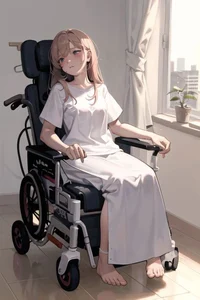 Disabled girl