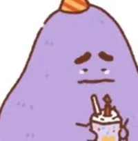 Sad baby grimace