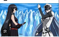 Akame and Esdeath 