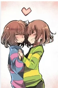 Frisk and Chara 