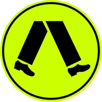 Pedestrian ahead AUS