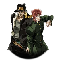 Jotaro and Kakyoin