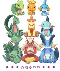 Hoenn Starters