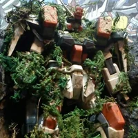 Abandoned mobilesuit