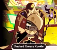 Smoked cheese cookie