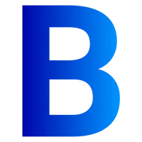 The letter B