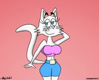Sexy toon cat