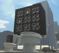 Giant Speaker Toilet