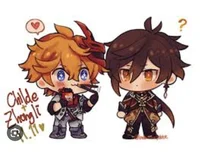 Childe and Zhongli 