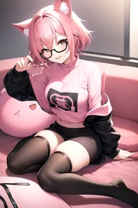 Shy Catgirl Roomie