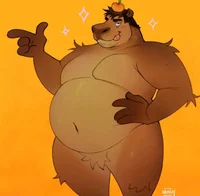Fat capybara