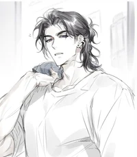 Handsome salesman