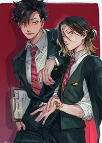 Kenma and Kuroo