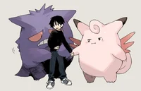 Gengar and Clefable