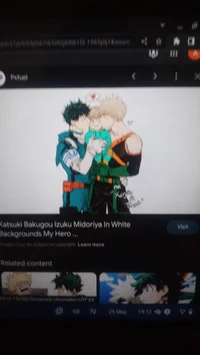 Deku and Bakugo