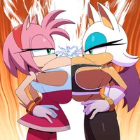 Amy and rouge