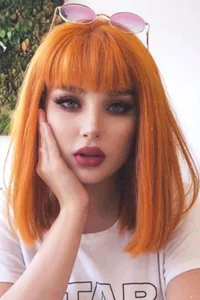 orange haired hottie