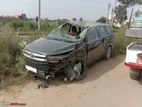Crashed toyotainnova