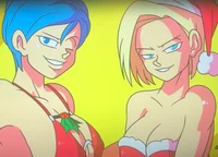 Android 18 and bulma