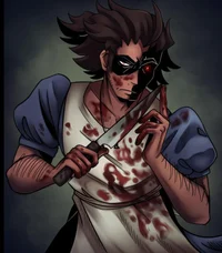 Damon Red Blue dress