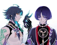 Scaramouche and Xiao