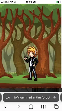 Denki lost in forest
