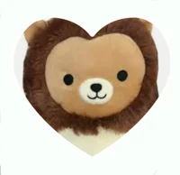 Fluffy lion plush