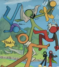 The crew Alan Becker