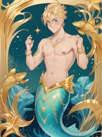 Trapped merman