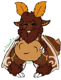 Pregnant moth furry