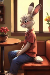 Cody The White Bunny